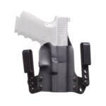 BlackPoint Tactical, Mini Wing IWB Holster, Fits Glock 19/23/32, Right Hand, Black Kydex, 15 Degree Cant