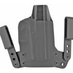 BlackPoint Tactical, Mini Wing IWB Holster, Fits Glock 43X, Right Hand, Black Kydex, 15 Degree Cant