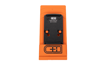 C&H Precision, V4, Optic Mounting Plate, For Converting Trijicon RMR Footprint to Holosun 407K/507K, Anodized Finish, Black