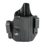 L.A.G. Tactical, Inc., Defender Series, OWB/IWB Holster, Fits Springfield XD Service 9/40, 4" Barrel, Kydex, Right Hand, Black Finish