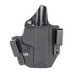 L.A.G. Tactical, Inc., Defender Series, OWB/IWB Holster, Fits S&W M&P 9/40, Kydex, Right Hand, Black Finish