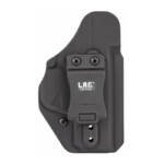 L.A.G. Tactical, Inc., Liberator MK II, Holster, Ambidextrous, Fits S&W M&P Shield 9/40 3.1" Barrel, Kydex, Black Finish