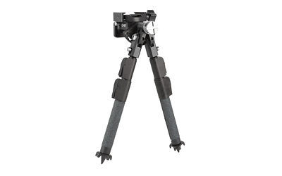 MDT, CKYE-Pod Gen2, Bipod, Double Pull Standard Legs, Height Adjustable, Tension Adjustment Knob, BTC Mount for ARCA/RRS Dovetail and Picatinny, Spiked Feet, Hard Coat Anodized Finish, Black, Aluminum Construction