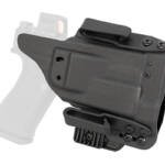 Mission First Tactical, Pro Holster, Inside Waistband Holster, Ambidexrous, Fits Glock 43X with Streamlight TLR 7, Kydex, Includes 1.5" Belt Attachment, Black