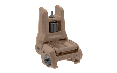 Magpul Industries, MBUS 3 Back-Up Front Sight, Tool-Less Elevation Adjustment Similar to MBUS Pro, Ambidextrous Push-Button Deployment, Fits Picatinny Rails, Flip Up, Flat Dark Earth
