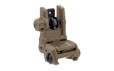 Magpul Industries, MBUS 3 Back-Up Rear Sight, Rapid-Select Rear Aperture System, Ambidextrous Push-Button Deployment, Fits Picatinny Rails, Flat Dark Earth