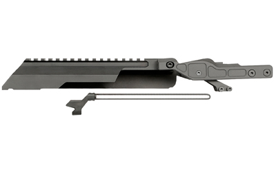 Midwest Industries, Alpha AK Railed Top Cover/Dust Cover, Fits Most AKM Pattern Rifles, Only Compatible with Midwest Alpha Series Handguard, Black