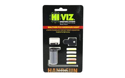 Hi-Viz, Interchangeable Sight, Fits Walther P22, Front Only