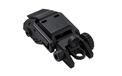 NcSTAR, Pro Series Rear Flip-Up Sight, Fits Picatinny, Matte Finish, Black