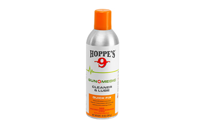 Hoppe's, Gun Medic, Cleaner & Lube - Quick Fix, Liquid, 10oz, Aerosol Can