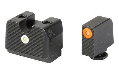Rival Arms, Tritium Night Sight, Fits Glock 17/19 MOS, Orange Front, Black Rear
