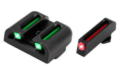 TRUGLO, Brite-Site Fiber Optic Sight, Fits High Glock 45/10mm
