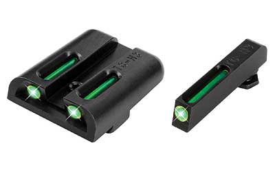 TRUGLO, Brite-Site Tritium/Fiber Optic Sight, Fits Glock 17,17L,19,22,23,24,26,27,33,34,35,38,39, Green