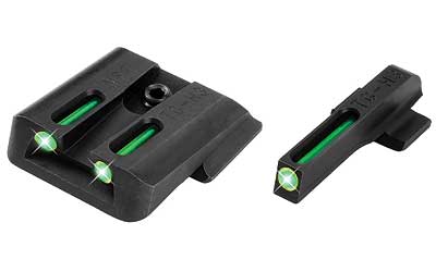 TRUGLO, Brite-Site Tritium/Fiber Optic Sight, Fits S&W M&P, Green