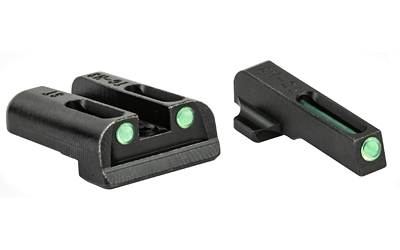 TRUGLO, Brite-Site Tritium/Fiber Optic Sight, Fits Sig #6 Front / #8 Rear, Green
