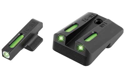 TRUGLO, Brite-Site TFX, Sight, Fits 1911 Government 5", Tritium/Fiber-Optic, Day/Night Sight, 24/7 Brightness