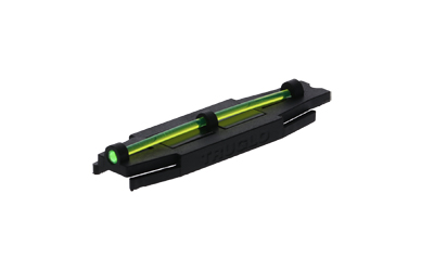 TRUGLO, Glo Dot, Xtreme, Universal Vent Rib Shotgun Sight, Matte Finish, Black Housing, Green Fiber
