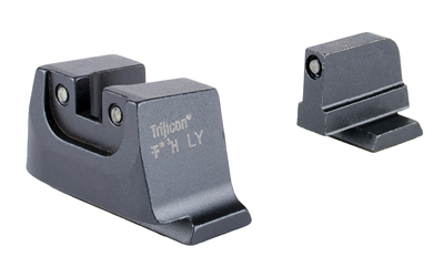 Trijicon, Suppressor/Optic Height, Night Sights, Black Front with Black Rear & Green Lamps, Fits Smith & Wesson M&P C.O.R.E./M&P M2.0