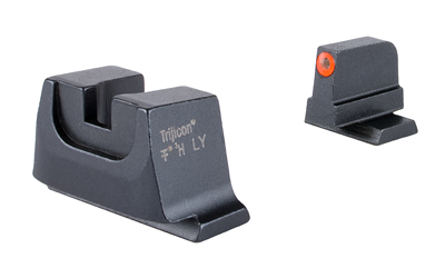 Trijicon, Suppressor/Optic Height, Night Sights, Orange Front with Metal Rear & Green Lamps, Fits Smith & Wesson M&P C.O.R.E./M&P M2.0
