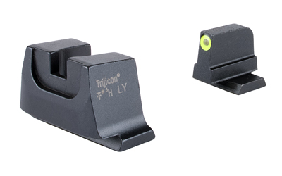Trijicon, Suppressor/Optic Height, Night Sights, Yellow Front with Metal Rear & Green Lamps, Fits Smith & Wesson M&P C.O.R.E./M&P M2.0