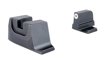 Trijicon, Suppressor/Optic Height, Night Sights, White Front with Metal Rear & Green Lamps, Fits Smith & Wesson M&P C.O.R.E./M&P M2.0