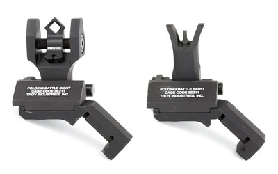 TROY Industries, 45 Degree Battle Sight, Fits Picatinny, Black, M4 Front Sight and Dioptic Rear