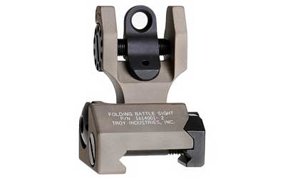 TROY Industries, BattleSight, Folding Rear Sight, Flat Dark Earth Finish