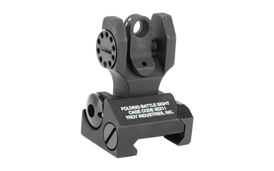 TROY Industries, BattleSight, Folding Rear Sight, Tritium, Black Finish
