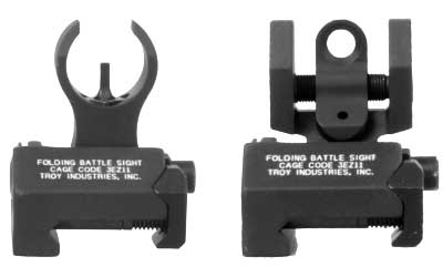 TROY Industries, BattleSight Micro, Front and Rear Sight, Picatinny, Black Finish