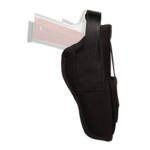 Uncle Mike's, Cordura Hip Holster, With Pouch, Size 5, Fits Large Auto With 5" Barrel, Ambidextrous, Black