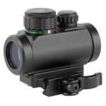 Leapers, Inc. - UTG, Instant Target Aiming Sight, 2.6", 30mm, Fits Picatinny, Black, Red/Green CQB Micro Dot, w/Integral QD Mount