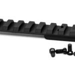 Warne, Vapor, 1 Piece Base, Fits Howa 1500 Long Action/Weatherby Vanguard Long Action, Matte Finish, Black