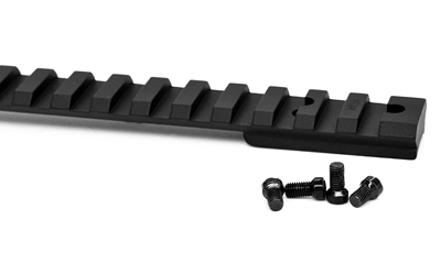 Warne, Vapor, 1 Piece Base, Fits Ruger American Centerfire Long Action, Matte Finish, Black