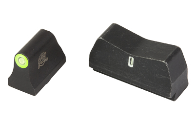 XS Sights, DXT2 Night Sight, Suppressor Height, Green Dot, Fits Glock 17, 19, 22, 23, 24, 26, 27, 31, 32, 33, 34, 35, 36; Taurus G3c, GX4, G3, Walther PDP